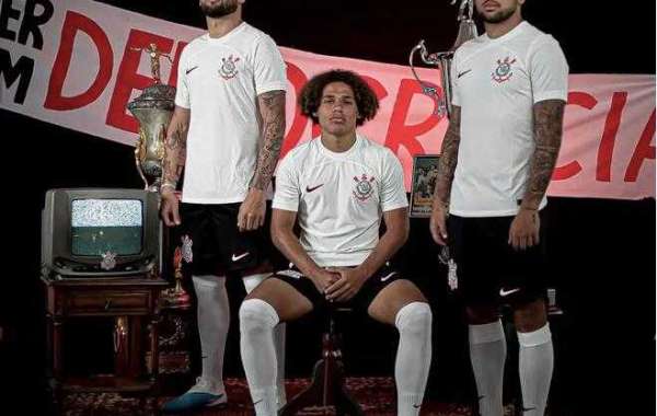 Poceni nogometni dresi Corinthians 2023/24 Nike Domači in gostujoči kompleti
