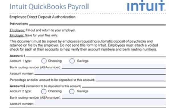 What is QuickBooks Vendor Direct Deposit Form