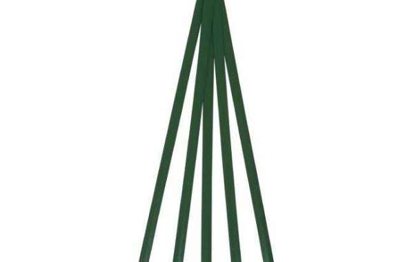Polyvance R04-04-01-GN Green LDPE Polyethylene Flat Stick, 5', 3/8" x 1/16"
