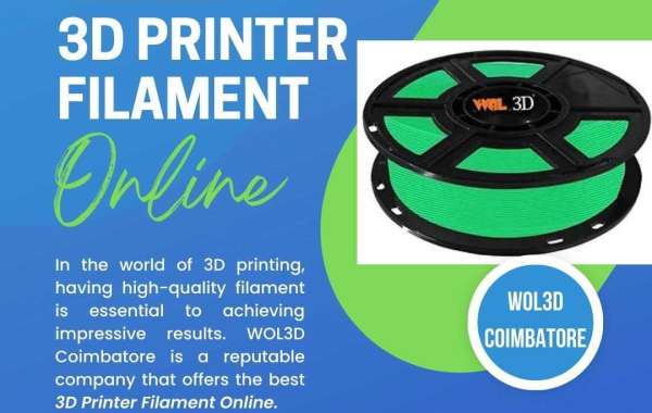 Elevate Your Prints with 3D Printer PLA Filament Online - WOL3D Coimbatore