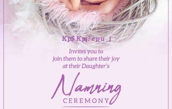 Behind the Scenes: Crafting Personalized Naming Ceremony Invitation Cards